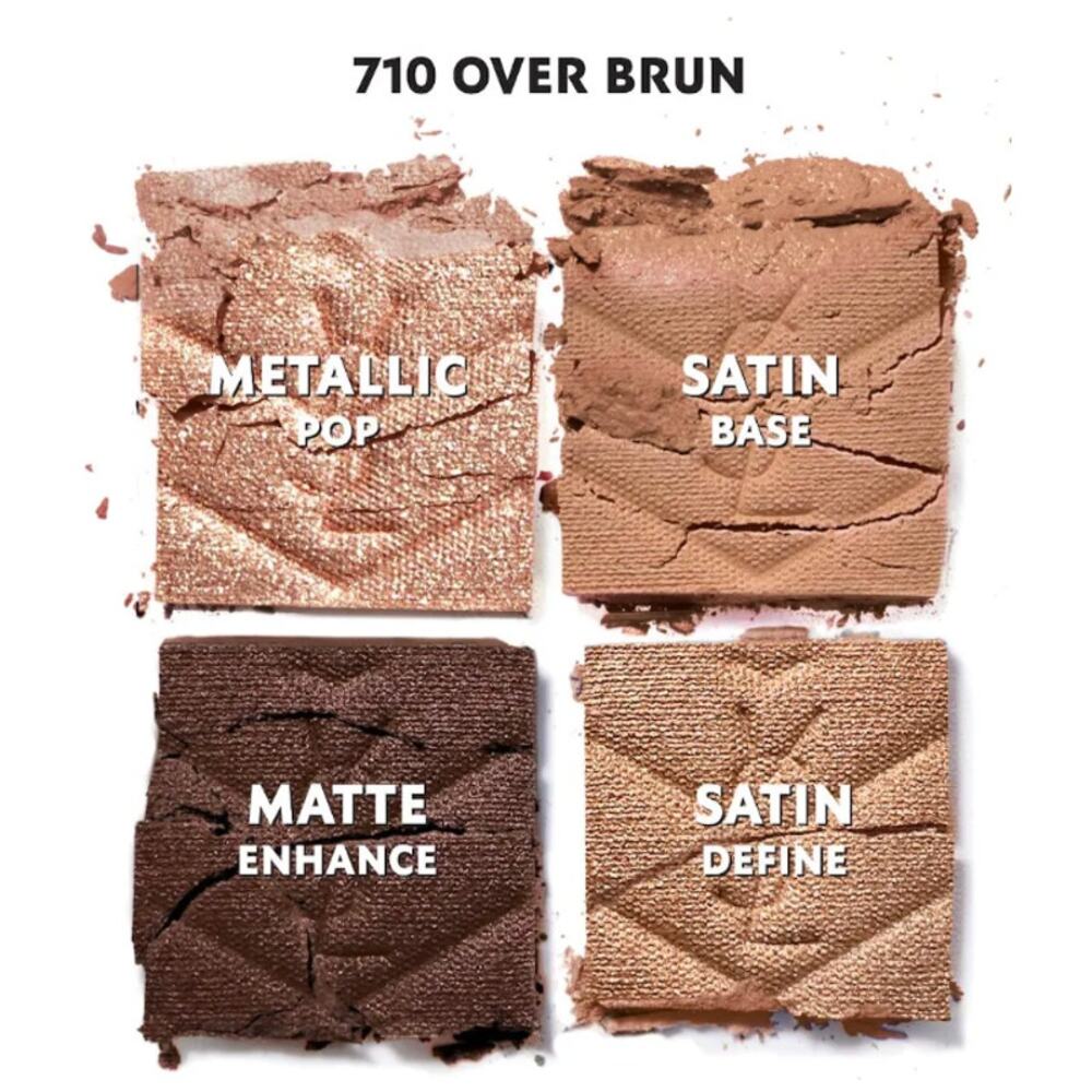 YSL Mini Clutch Eyeshadow Palette - 710 Over Brun - Picture 3 of 7